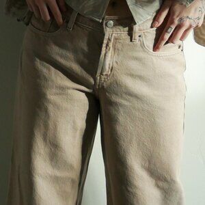 Old Navy Baggy Wide Leg Jeans, size 8 Petite